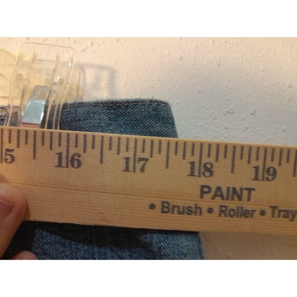 Vtg 90s Gap Womens Loose Fit Button Fly Classic Medium Wash Y2K Size 16 Jeans - Picture 13 of 16